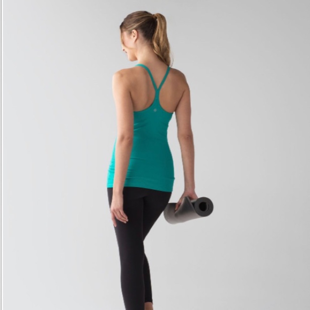 Lululemon Power Y Tank in Viridian Green - Picture 3 of 11